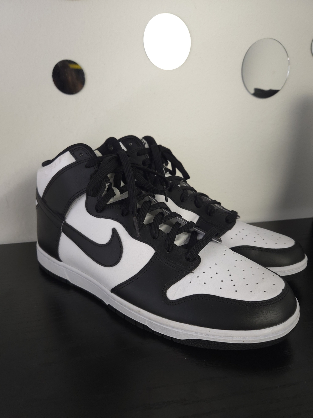 Nike Dunk High Retro Panda Black White Size 14 Mens Shoes DD1399-105